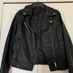 Women’s Black Leather Jacket